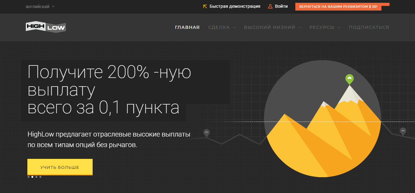 Обзор High Low обман